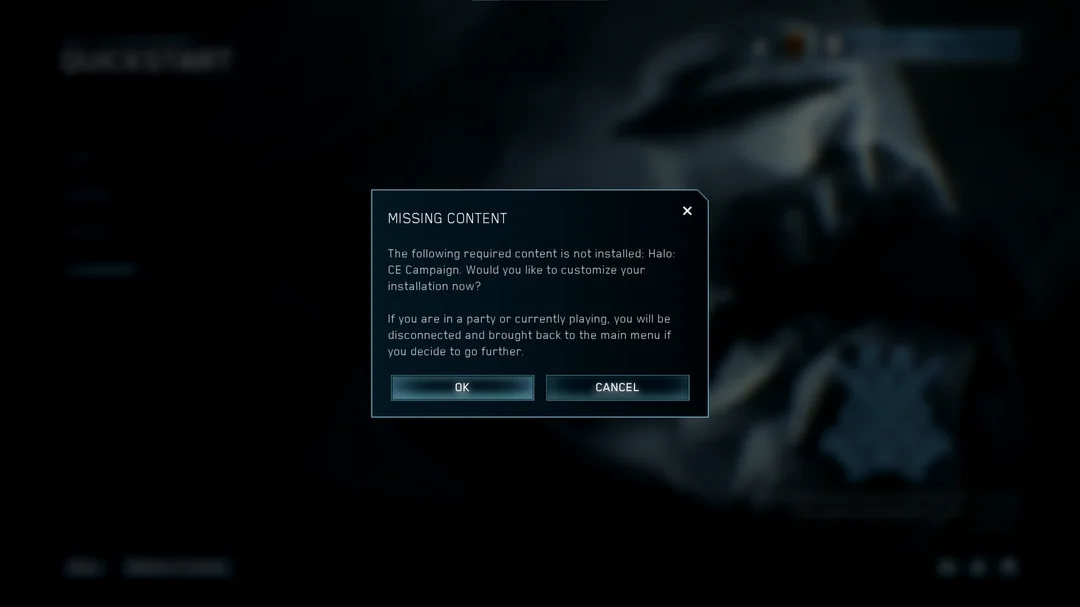 解决Halo: The Master Chief Collection（MCC，士官长合集）进入游戏时遇到Missing Content的问题